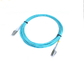 Blue FO Patch Cable OM3 1C 2C LSZH ความยาว 20M 30M 50M ชนิดคอนเนคเตอร์ LC UPC