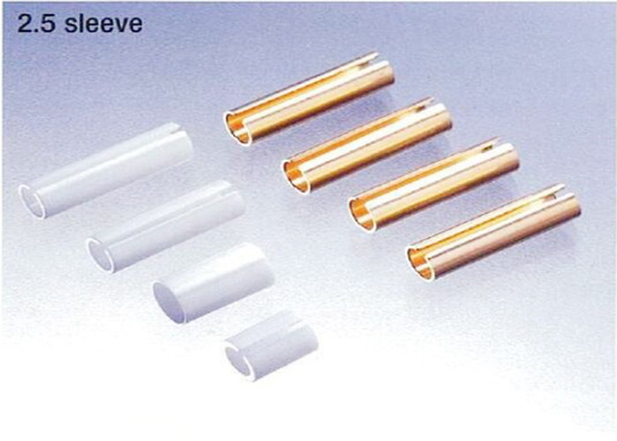 2.5mm Length Fiber Optic System Components Ceramic Zirconia SC Optic Fiber Alignment Split Sleeve